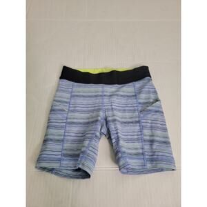 Lululemon Shorts SZ 4 What The Sport Side Pockets Space Dye Twist Lullaby Ray